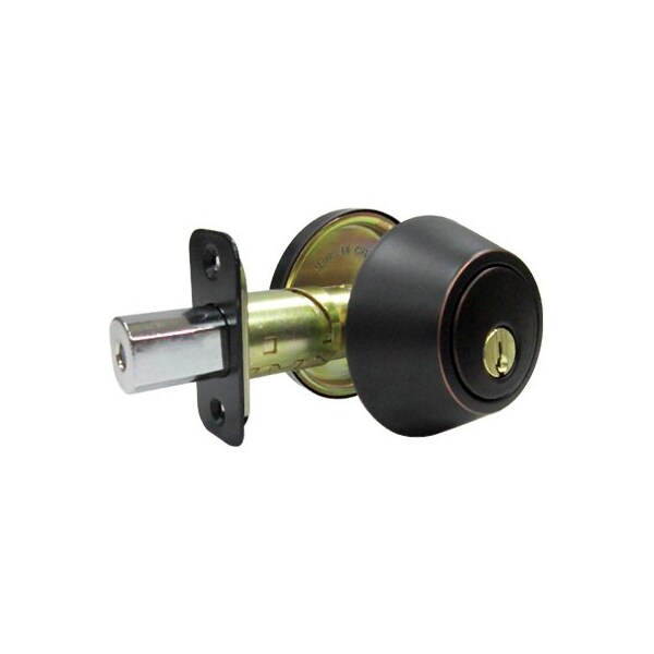 Taiwan Fu Hsing Industrial TG BRZ SGL Cyl Deadbolt DLX71 KA3Z - main